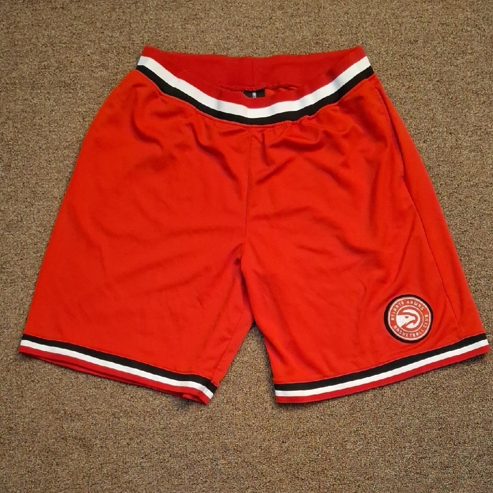 Fanatics Atlanta Hawks Red Basketball Shorts Men XL